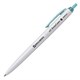 Ручка шариковая масляная автоматическая BRAUBERG Sky White, СИНЯЯ, клип ассорти, узел 0,7 мм, линия письма 0,35 мм, 142950 142950