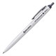 Ручка шариковая масляная автоматическая BRAUBERG Sky White, СИНЯЯ, клип ассорти, узел 0,7 мм, линия письма 0,35 мм, 142950 142950