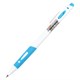 Ручка шариковая автоматическая с грипом STAFF BP-16 White, СИНЯЯ, ассорти, линия письма 0,35 мм, 143749 143749