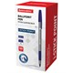 Ручка шариковая с грипом BRAUBERG i-STICK POINT, СИНЯЯ, корпус серый, игольчатый узел 0,7 мм, линия письма 0,35 мм, 144021 144021