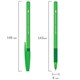 Ручка шариковая с грипом BRAUBERG i-STICK POINT NEON, СИНЯЯ, корпус ассорти, игольчатый узел 0,7 мм, линия письма 0,35 мм, 144022 144022