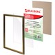 Фоторамка BRAUBERG«HIT5»,21?30см,пластик, бронза с двойной позолотой (для дипломов и сертификатов) 391073