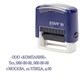 Штамп самонаборный 3-строчный STAFF, оттиск 38х14 мм, "Printer 8051", КАССА В КОМПЛЕКТЕ, 237423 237423