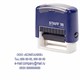 Штамп самонаборный 4-строчный STAFF, оттиск 48х18 мм, Printer 8052, КАССЫ В КОМПЛЕКТЕ, 237424 237424