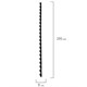 Пружины пластиковые для переплета, КОМПЛЕКТ 100 шт., 8 мм (для сшивания 21-40 л.), черные, BRAUBERG, 530811 530811