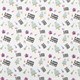 Бумага упаковочная подарочная мелованная Funny Notes, 70x100 см, 10 дизайнов ассорти, ЗОЛОТАЯ СКАЗКА, 591919 591919