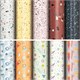 Бумага упаковочная подарочная мелованная Terrazzo&Memphis, 70х100 см, 10 дизайнов ассорти, ЗОЛОТАЯ СКАЗКА, 592054 592054