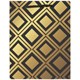 Пакет подарочный (1 штука) 18x10x23 см, ЗОЛОТАЯ СКАЗКА Gold Luxury, тиснение фольгой, чёрный, 608248 608248