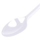Ложка чайная одноразовая пластиковая 125 мм, белая, КОМПЛЕКТ 100 шт., БЮДЖЕТ, LAIMA, 600948 600948