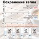 Термос LAIMA классический с узким горлом, 1 л, нержавеющая сталь, синий, 605124 605124