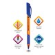 Ручка шариковая масляная BRAUBERG Extra Glide GT Tone Orange, СИНЯЯ, узел 0,7 мм, линия письма 0,35 мм, 142923 142923