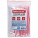 Пакеты с замком ZIP LOCK зиплок, комплект 100 шт., 120х170 мм, ПВД, толщина 35 микрон, BRAUBERG, 606212 606212