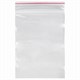 Пакеты с замком ZIP LOCK зиплок, комплект 100 шт., 70х100 мм, ПВД, толщина 35 микрон, BRAUBERG, 606208 606208