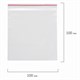 Пакеты с замком ZIP LOCK зиплок, комплект 100 шт., 100х100 мм, ПВД, толщина 35 микрон, BRAUBERG, 606210 606210