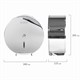 Диспенсер для туалетной бумаги LAIMA PROFESSIONAL INOX, (Система T2) малый, нержавеющая сталь, зеркальный, 605699 605699