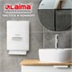 Полотенца бумажные 200 шт., LAIMA (H2) ADVANCED, 2-слойные, белые, КОМПЛЕКТ 21 пачка, 22,5х21,3, Z-сложение, 111337 111337