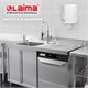 Полотенца бумажные с центральной вытяжкой 120 м, LAIMA (Система M1) UNIVERSAL, 1-слойные, серые, КОМПЛЕКТ 6 рулонов, 112508 112508