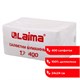 Салфетки бумажные 400 шт., 24х24 см, "Big Pack", белые, 100% целлюлоза, LAIMA, 114724 114724