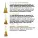 Веник сорго 2-х прошивной ЛЮБАША БЮДЖЕТ, длина 77 см, 600109 600109
