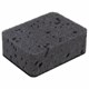 Губки для посуды BIG BLACK 95х70х35 мм КОМПЛЕКТ 10 шт., КРУПНОПОРИСТЫЙ поролон/абразив LAIMA, 608650 608650