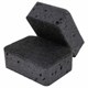 Губки для посуды BIG BLACK 95х70х35 мм КОМПЛЕКТ 10 шт., КРУПНОПОРИСТЫЙ поролон/абразив LAIMA, 608650 608650