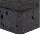 Губки для посуды BIG BLACK 95х70х35 мм КОМПЛЕКТ 10 шт., КРУПНОПОРИСТЫЙ поролон/абразив LAIMA, 608650 608650