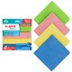 Салфетка из МИКРОФИБРЫ универсальная 30х30 см, КОМПЛЕКТ 4 шт., MULTI PRO COLOUR, 280 г/м2, LAIMA, 607792 607792