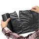 Мeшки для мусoра LAIMA ULTRA 160 л черные, рулон 10 шт. прочные, ПВД 30 мкм, 90х120 см, 607694 607694