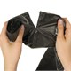 Мeшки для мусoра 60 л черные в рулоне 20 шт., ПНД 5 мкм, 57х65 см, ЛЮБАША эконом, 605331 605331