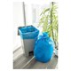 Мешки для мусора 160 л, синие, в рулоне 10 шт., ПВД, 21 мкм, 120х87 см, PACLAN Big&Strong 604075