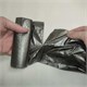 Мeшки для мусoра, 60 л, черные, в рулоне 20 шт., ПНД, 7 мкм, 60х70 см, эконом, КБ, ЭкоДом 601349