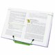 Подставка для книг и учебников BRAUBERG LINE+, металлическая, зеленая, европодвес, 238072 238072