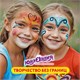 Краски для грима ЮНЛАНДИЯ, НАБОР 6 цветов, яркие цвета, для лица и тела, смываются водой, 191307 191307