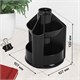Подставка-органайзер BRAUBERG MINI, 10 отделений, вращающаяся, 107х107х130 мм, черная, 238094 238094 Подставка-органайзер BRAUBERG MINI, 10 отделений, вращающаяся, 107х107х130 мм, черная, 238094 238094