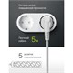Сетевой фильтр DEFENDER ES, 5 розеток, 5 м, белый, 99483 511107