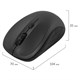 Мышь беспроводная SONNEN V-111, USB, 800/1200/1600 dpi, 4 кнопки, оптическая, черная, 513518 513518