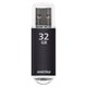 Флеш-диск 32 GB, SMARTBUY V-Cut, USB 2.0, металлический корпус, черный, SB32GBVC-K 512186