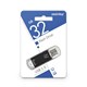 Флеш-диск 32 GB, SMARTBUY V-Cut, USB 2.0, металлический корпус, черный, SB32GBVC-K 512186