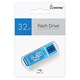Флеш-диск 32 GB, SMARTBUY Glossy, USB 2.0, синий, SB32GBGS-B 512775