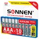 Батарейки SONNEN, AAA (LR03), КОМПЛЕКТ 10шт., "Everyday use", АЛКАЛИН, в блистере, 1.5В 451089