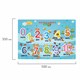 Настольное покрытие BRAUBERG KIDS для труда и творческих занятий, ПВХ, "Numbers", 50х35 см, 272361 272361