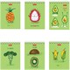 Блокнот МАЛЫЙ ФОРМАТ А7 75х105 мм, 60 л., гребень, картон, клетка, HATBER, "Йога-Фитнес", 60Б7В1гр 113476