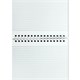 Блокнот А5 146х205 мм, 80 л., гребень, мелованная картонная обложка, клетка, ОФИСМАГ, 3 вида, 123021 123021