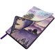 Блокнот А5 (143x210 мм), BRAUBERG VISTA "Violet", под кожу, гибкий, 80 л., 112074 112074