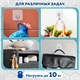 Крючки самоклеящиеся универсальные 7х7 см, КОМПЛЕКТ 5 шт., сталь + ПВХ, LAIMA Home, 608790 608790