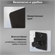 Крючки самоклеящиеся универсальные 4,5x4,5 см, КОМПЛЕКТ 4 шт., сталь, черные, LAIMA Home, 608786 608786