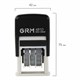 Датер-мини месяц цифрами, оттиск 20х3,8 мм синий, GRM 4810 BANK, 124131001 237743