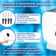 Диспенсер для полотенец ULTRA LAIMA PROFESSIONAL (Система H2), Z-сложения, малый, белый, ABS-пластик, 606833 606833