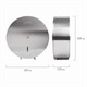 Диспенсер для туалетной бумаги LAIMA PROFESSIONAL INOX, (Система T1) БОЛЬШОЙ, нержавеющая сталь, матовый, 605700 605700