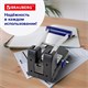 Дырокол металлический МОЩНЫЙ BRAUBERG "EXTRA Heavy duty", до 110 листов, черно-синий, 272721 272721